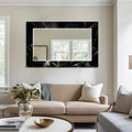 Artronauts Glass Print Abstract Floral Tempered Glass Mirror