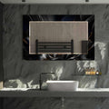 Artronauts Glass Print Abstract Floral Tempered Glass Mirror