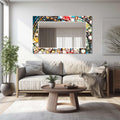 Artronauts Glass Print Coloured Pieces Tempered Glass Mirror