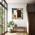 Artronauts Glass Print Coloured Pieces Tempered Glass Mirror