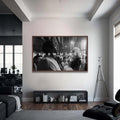 Artronauts Glass Print 72x46 cm | 28.3"x18.1" / Walnut Muhammad Ali - Show Mercy