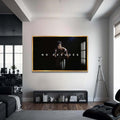 Artronauts Glass Print 72x46 cm | 28.3"x18.1" / Gold Muhammad Ali - No Excuse