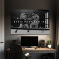 Artronauts Glass Print Muhammad Ali - Give Everything