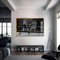 Artronauts Glass Print 72x46 cm | 28.3"x18.1" / Gold Muhammad Ali - Give Everything
