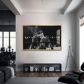 Artronauts Glass Print 72x46 cm | 28.3"x18.1" / Gold Muhammad Ali - Break Your Limits