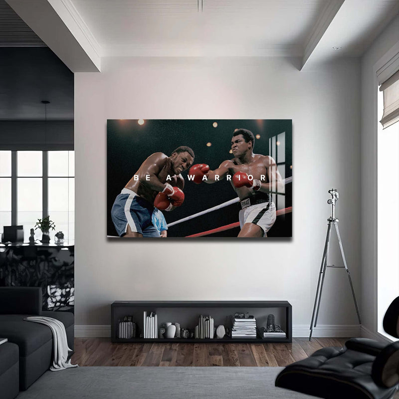 Artronauts Glass Print Muhammad Ali - Be A Warrior