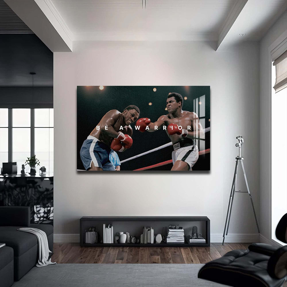 Artronauts Glass Print Muhammad Ali - Be A Warrior
