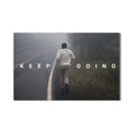 Artronauts Glass Print Muhammad Ali - Keep Going