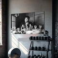 Artronauts Glass Print Muhammad Ali - Dinner