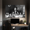 Artronauts Glass Print Muhammad Ali - Dinner