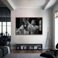 Artronauts Glass Print 72x46 cm | 28.3"x18.1" / Walnut Muhammad Ali - Trust