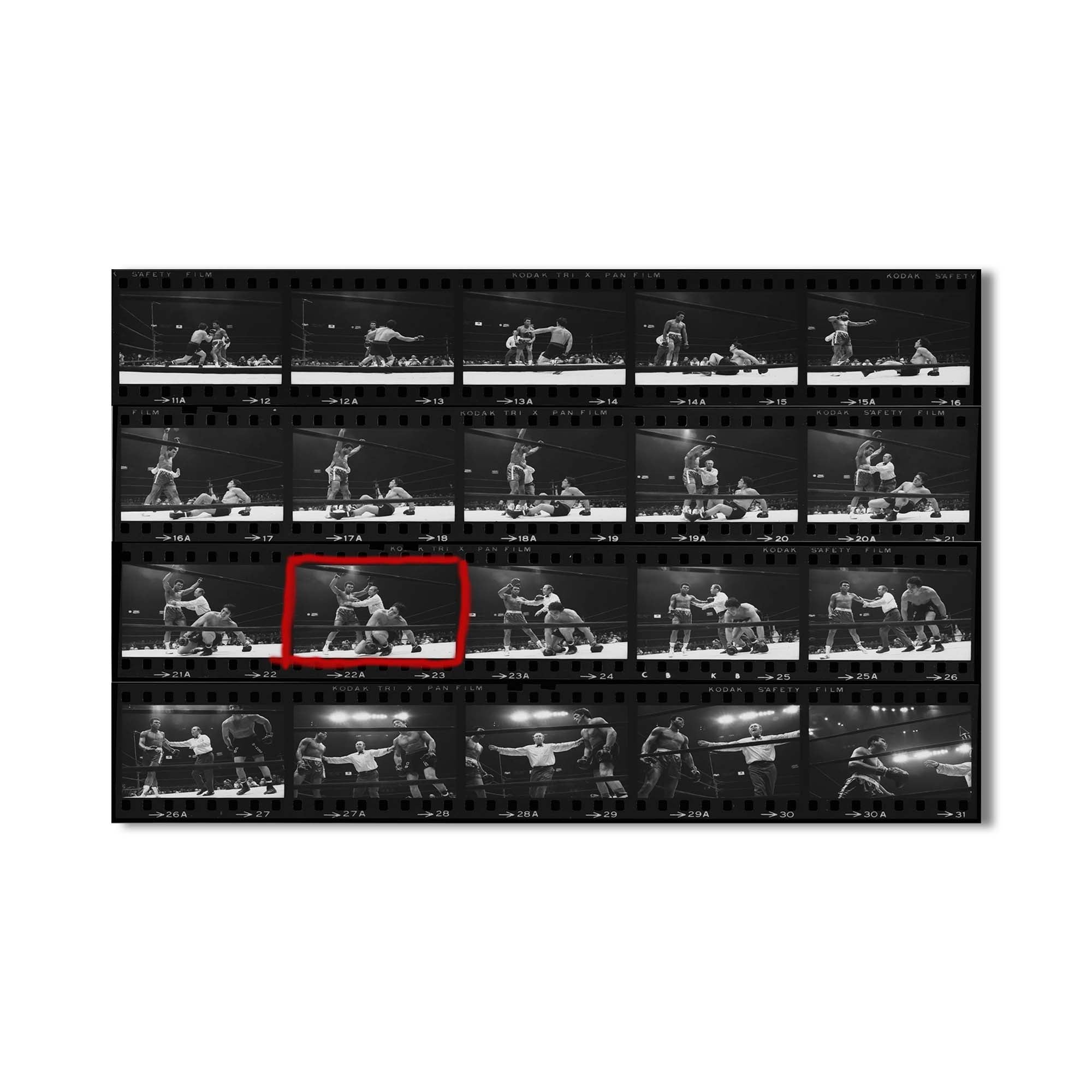 Muhammad Ali vs Bonavena - Contact Sheet