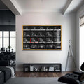 Artronauts Glass Print 72x46 cm | 28.3"x18.1" / Gold Muhammad Ali vs Bonavena - Contact Sheet