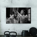 Artronauts Glass Print Muhammad Ali - Believe