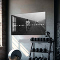 Artronauts Glass Print Muhammad Ali - Hard Work Is Not Enough