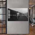 Artronauts Glass Print Muhammad Ali - Hard Work Is Not Enough