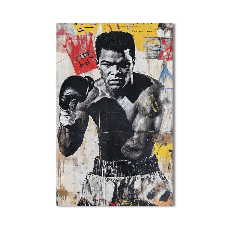Artronauts Glass Print Muhammad Ali - King