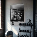 Artronauts Glass Print Muhammad Ali - Work Hard