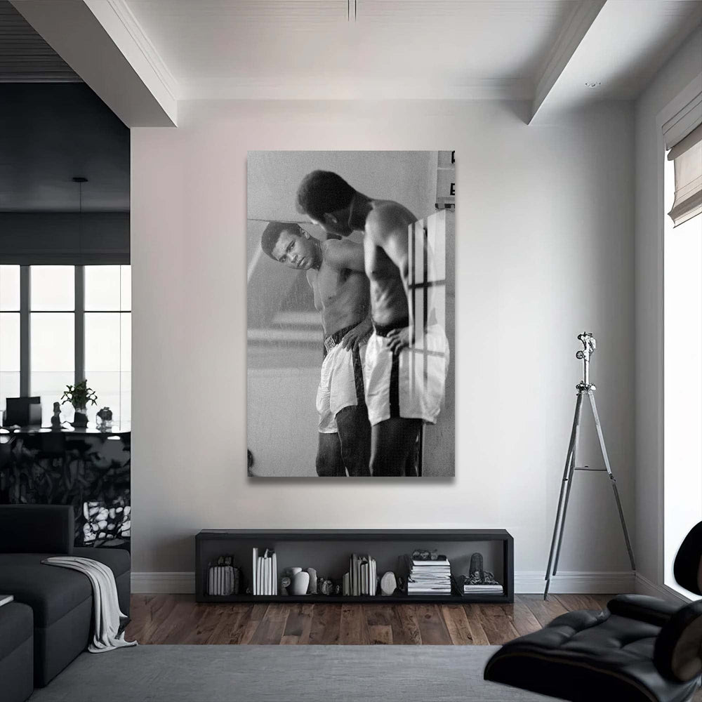 Artronauts Glass Print Muhammad Ali - Mirror