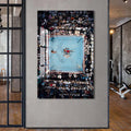 Artronauts Glass Print Muhammad Ali - vs George Foreman