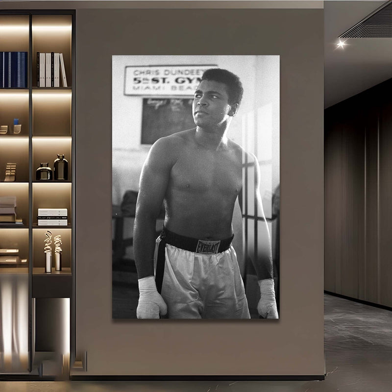 Artronauts Glass Print Muhammad Ali - 5th Street Gym
