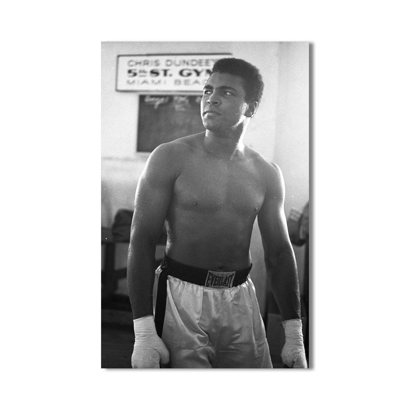 Artronauts Glass Print Muhammad Ali - 5th Street Gym