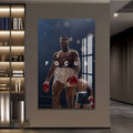 Artronauts Glass Print Muhammad Ali - Focus