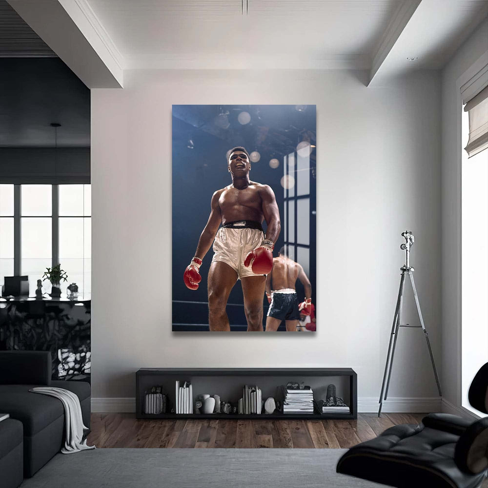 Artronauts Glass Print Muhammad Ali - vs Floyd Patterson