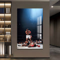 Artronauts Glass Print Muhammad Ali - Winner