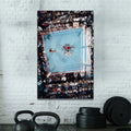 Artronauts Glass Print Muhammad Ali - Knockout