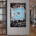 Artronauts Glass Print Muhammad Ali - Knockout