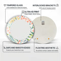 Artronauts Glass Print Floral - Tempered Glass Mirror
