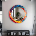 Artronauts Glass Print Colourful Abstract - Tempered Glass Mirror
