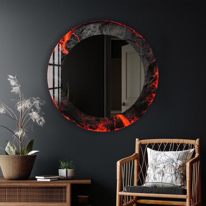 Artronauts Glass Print The Lava - Tempered Glass Mirror