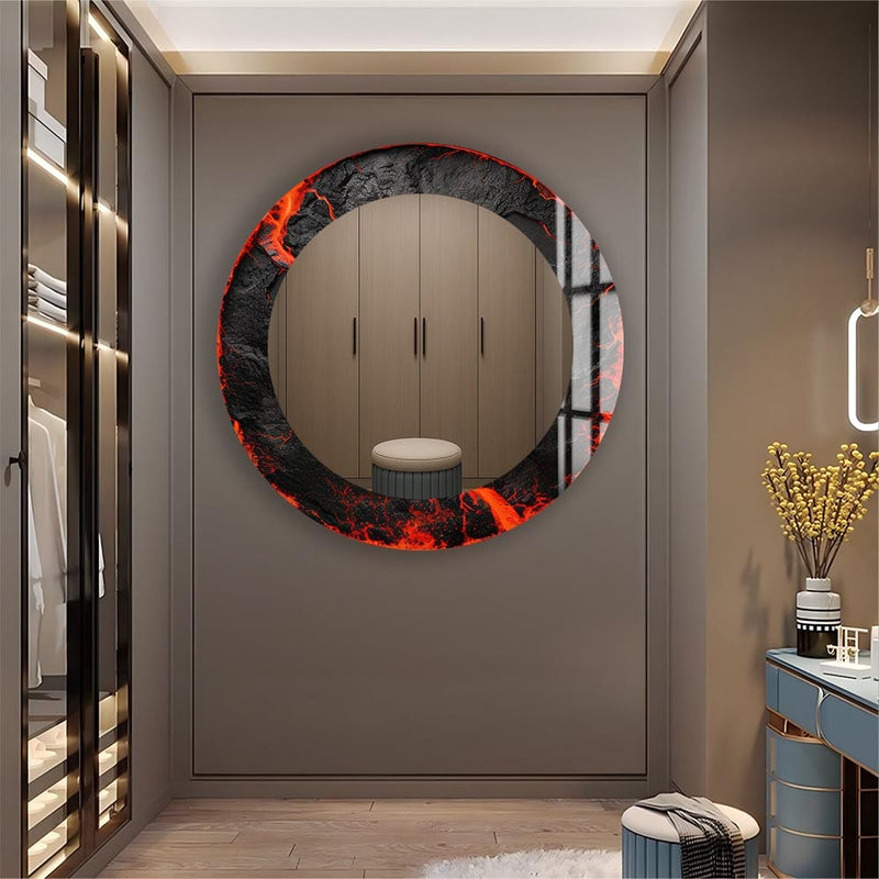 Artronauts Glass Print The Lava - Tempered Glass Mirror
