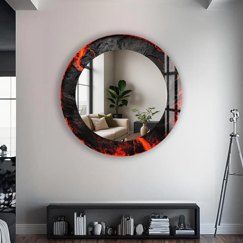 Artronauts Glass Print The Lava - Tempered Glass Mirror