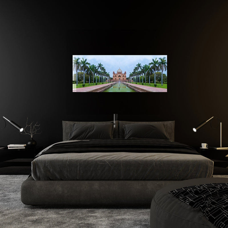 Artronauts Glass Print 92x36cm Taj Mahal - Panoramic
