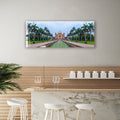 Artronauts Glass Print 92x36cm Taj Mahal - Panoramic