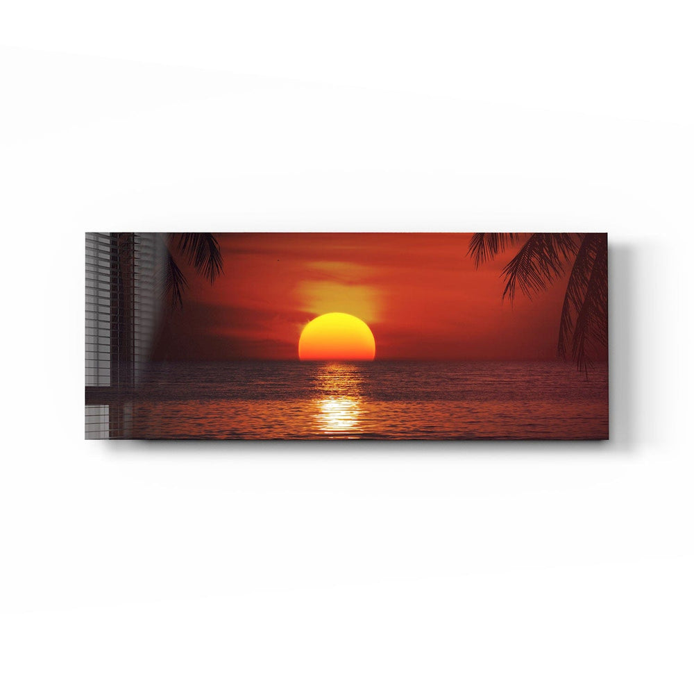 Artronauts Glass Print 92x36cm Sunset II - Panoramic