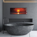 Artronauts Glass Print 92x36cm Sunset II - Panoramic