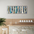 Artronauts Glass Print 92x36cm Vintage Curtain  - Panoramic