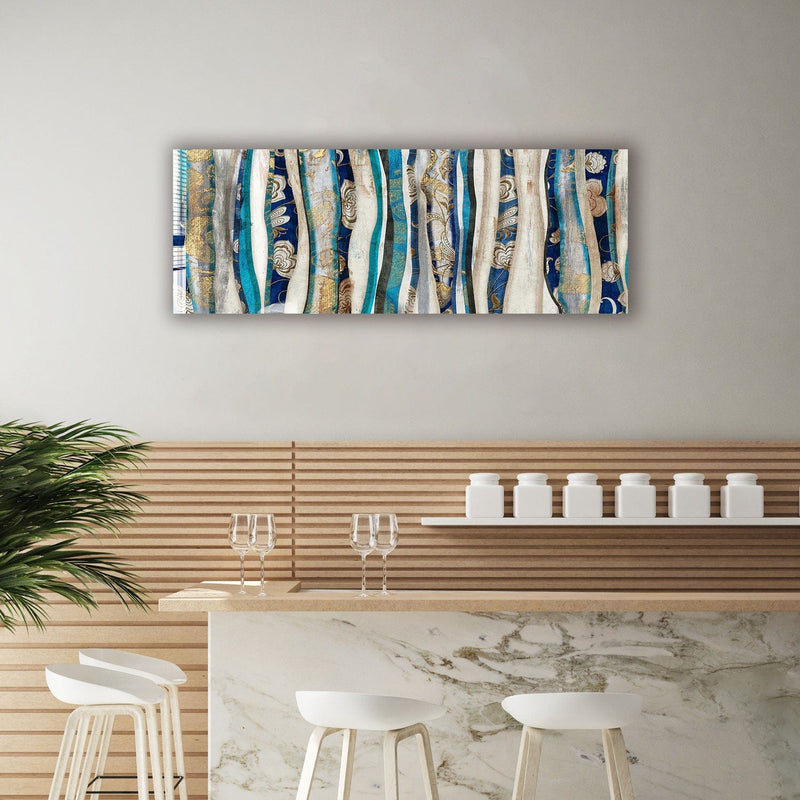 Artronauts Glass Print 92x36cm Vintage Curtain  - Panoramic