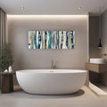 Artronauts Glass Print 92x36cm Vintage Curtain  - Panoramic