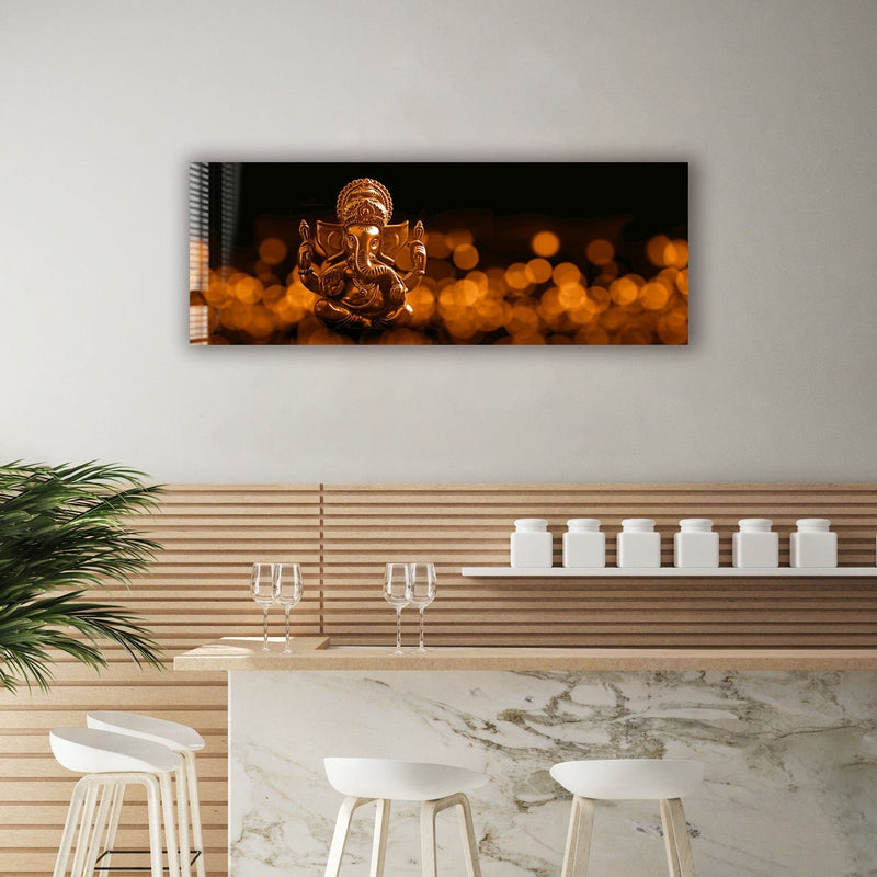 Artronauts Glass Print 92x36cm Ganesh - Panoramic