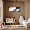Artronauts Glass Print 92x36cm Marble Design - Panoramic
