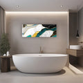 Artronauts Glass Print 92x36cm Marble Design - Panoramic