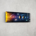 Artronauts Glass Print 92x36cm Solar System - Panoramic