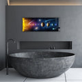 Artronauts Glass Print 92x36cm Solar System - Panoramic