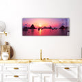 Artronauts Glass Print 92x36cm Chasing Sunset - Panoramic