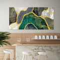 Artronauts Glass Print 92x180 cm | 36.5"x71.5" Luxury Marble